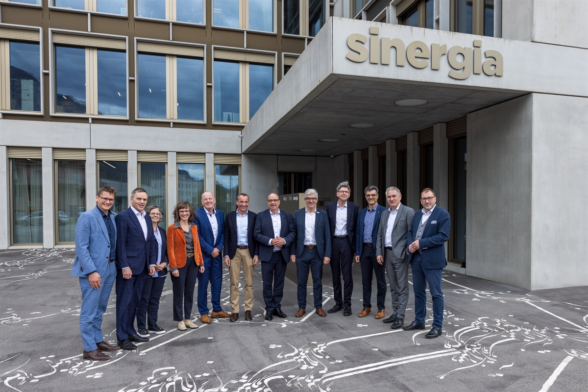 Gruppenbild Besuch Regierung aus dem Kanton Aargau