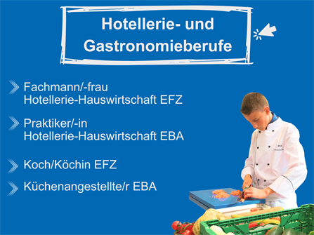 Hotellerie- und Gastronomieberufe
