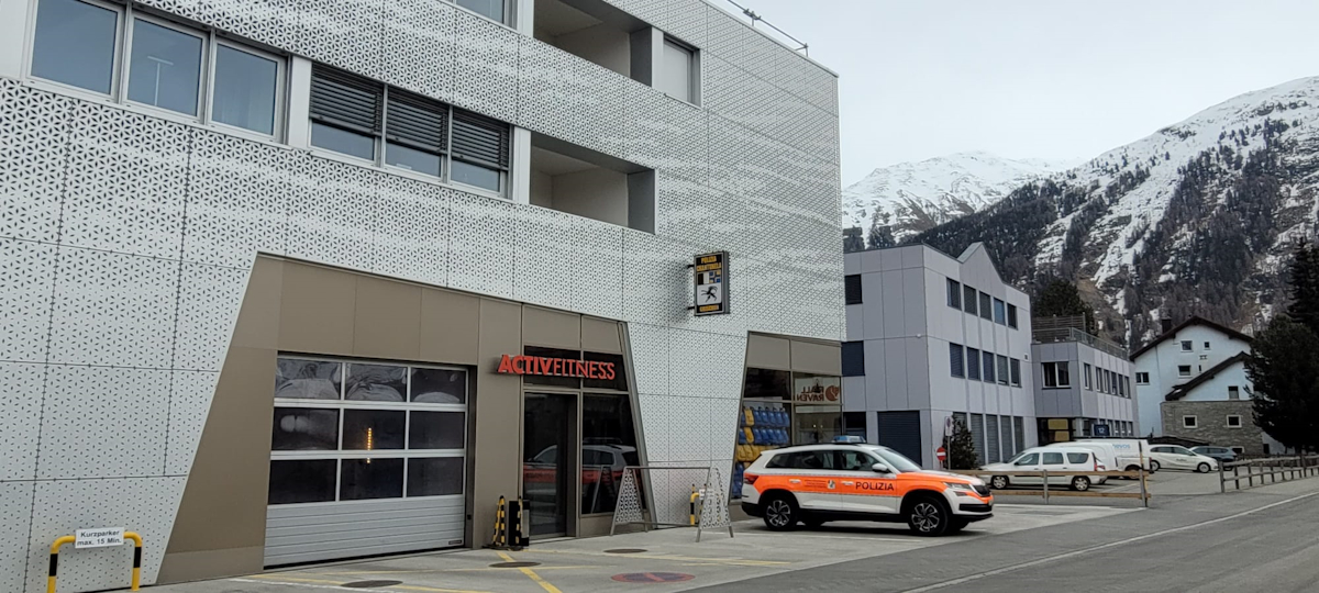 Polizeistützpunkt Oberengadin-Bergell in Samedan