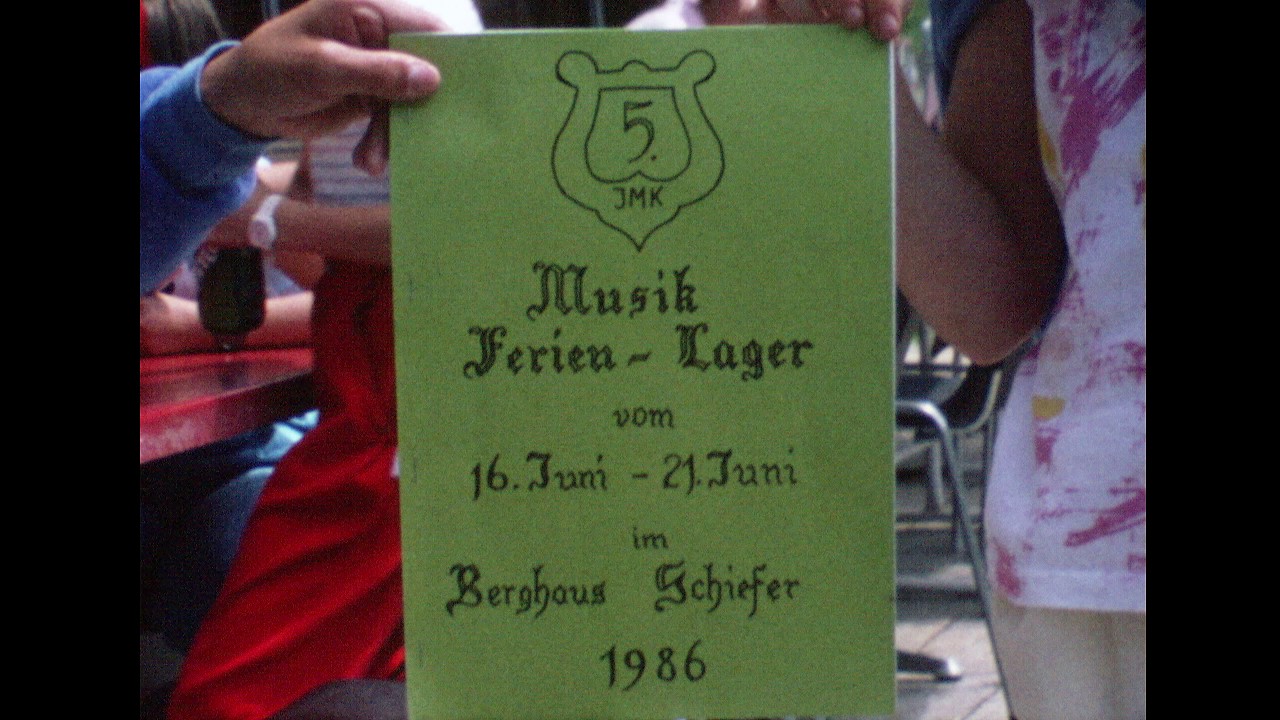 Küblis, Jugendmusiklager Schiefer 1986 (16.06.1986)